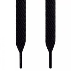 Шнурки плоскі чорні 18718 (60) фото